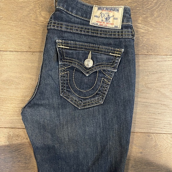 True Religion Denim - True Religion Women's Indigo Boot Cut Jeans